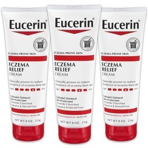 Eucerin Eczema Relief Cream - Full Body Lotion for Eczema-Prone Skin - 8 Ounce